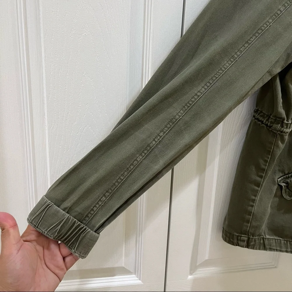 Bajee Collection Green Utility Jacket Large - Picture 2 of 9